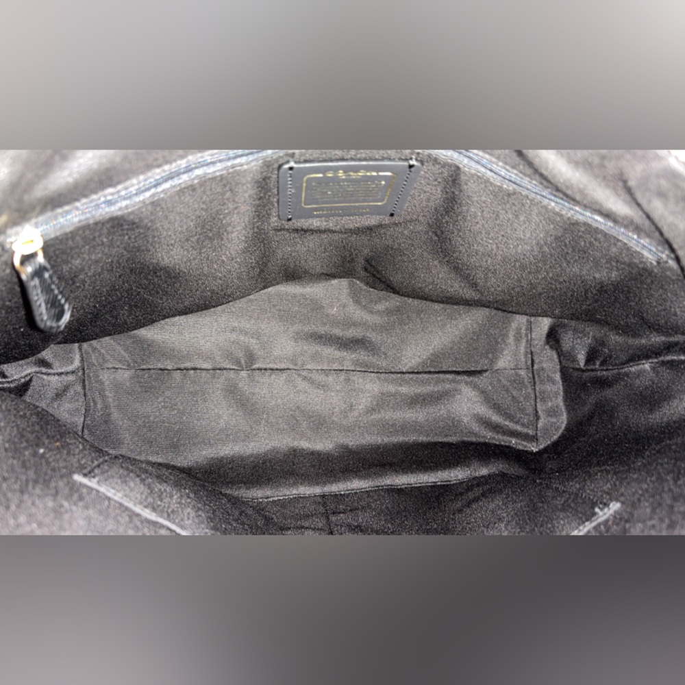 Coach 2018 Ava Tote Bag in black crossgrain leather NWOT - Picture 16 of 16
